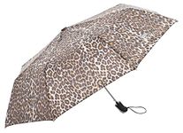 Trespass Unisex Maggiemay Umbrella with Sleeve, Leopard Print,Brown, One Size