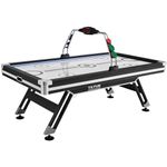 VEVOR Air-Powered Hockey Table, 89" Indoor Hockey Table for Kids and Adults, LED Sports Hockey Game with 2 Pucks, 2 Pushers, and Electronic Score System, Arcade Gaming Set for Game Room Family Home