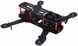Quadcopter Frame Kit, 250mm FPV Carbon Fiber Racing Drone Frame Aircraft Frame Accessory for QAV250 Mini 4-axle FPV Drone (Carbon Fiber)