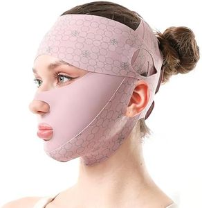 2026 New 3-in-1 V Line Face Lifting Strap for Sleeping, Reusable & Adjustable Chin Strap for Facial Contouring, Jawline Definition, Comfortable Nighttime Face Band for Women