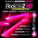 HOT PINK - ROCKSTIX2 HD LED LIGHT UP DRUM STICKS - (FIRESTIX)