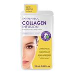 Skin Republic Collagen & Vitamin E Infusion Sheet Mask | Helps with Fine Lines & Wrinkles | For Younger-looking Skin (Pack of 1)