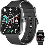 Blackview Smart Watch (Answer/Make Calls), 1.83" Fitness Watch for with SpO2/Heart Rate/Sleep Monitor, 100 Sports Modes Activity Trackers, Calculator, Women Men Step Counter Watch for iOS Android