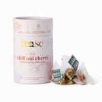 Tease Tea Stress Relief Tea - Chill Out Cherry Ashwagandha Herbal Tea, Anxiety and Calming Tea Made with Organic Ashwagandha, Apple, Cranberry, Elderflower Petals, and Strawberry Leaves for a Chill and Distressing Drink