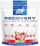 Granite Recovery for Intra & Post Workout |10g Aminos, Electrolytes, Cluster Dextrin for Muscle Recovery & Growth | Amino Acids Supplement with Sensoril | 20 Servings | Rainbow Candy