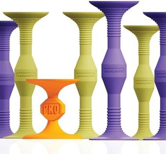 POPDARTS Pro Pack Game Set (Purple and Yellow) - Indoor, Outdoor Suction Cup Throwing Game - Competition with a POP