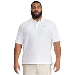 Izod Men's Advantage Performance Short-Sleeve Polo Shirt, Bright White, XX-Large Big