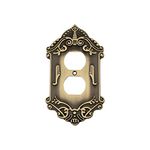 Nostalgic Warehouse Victorian Light Switch Cover Plate, Antique Brass