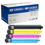 Do it Wiser Compatible Toner Cartridge Replacement for Ricoh MP C6003 MP C4503 MP C5503 | 841849 841851 841852 841850 (4 Pack)