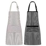 Syntus Kitchen Cooking Apron, 2 Pac
