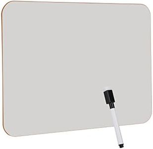 Hisredsun Mini Dry Erase White Board, 8.2X11.8 Inch Double Sided Mini Whiteboard with Pens and Erasers,Durable Portable White Boards for Students, Classroom, Home and Office