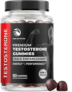 Testosterone Supplement for Men for Muscle Growth, Stamina & Performance | Testosterone Booster Muscle Builder for Men | Test Boost Max with Tongat Ali | Test Booster & Male Enhancement | 60 Gummies