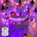 Minetom Halloween String Lights Bat