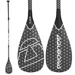 AQUBONA SUP Paddle- 3 Pieces 100% Carbon Fiber Adjustable Stand Up Paddle Board Paddle, Portable Durable Floating Paddle Board. (1.65lb/0.75kg)