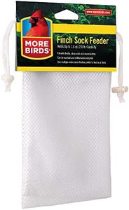 More Birds Finch Sock Bird Feeder, Nyjer or Thistle Seed, 2 lb Seed Capacity, 2 Pack