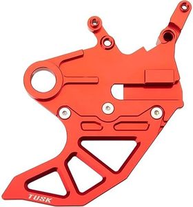 Tusk Rear Brake Caliper Support w/Brake Disc Guard Red for Honda CRF450RL 2021-2023