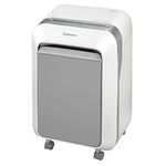 Fellowes 15 Sheet Paper Shredder for Office Use - 100% Jam Proof Micro Cut Shredder - LX211 Shreds for 20 Minutes - Powershred Office Shredder with Large 23 Litre Pull-Out Bin - DIN Level P5 - White