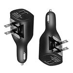 NDLBS 2Pack USB Car Charger,2-in-1 