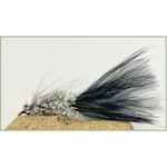 Humongous Trout Flies, 6 Pack, Black & Silver Size 10, Lures for Fly Fishing