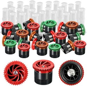 HolyMaji 24 Pieces Variable Arc Nozzle, Replacement Pop-up Sprinkler Heads Compatible with Most of Adjustable Pop Up Sprinklers Spray Head for Garden Lawn Irrigation (8AN, 10AN, 12AN)