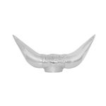 Grand General 48180 Chrome Bull Horn Hood Ornament