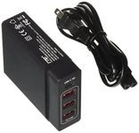 RND Power Solutions RND-AC3U1CTYPE-B 72W Smart Travel Charger(Black)