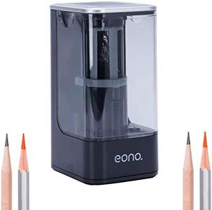 Eono Electric Pencil Sharpener, Heavy Duty Helical Blade Pencil Sharpener Operated by AC Adaptor with Auto Stop Function for Kids School Classroom Office Home and Stationery Gifts