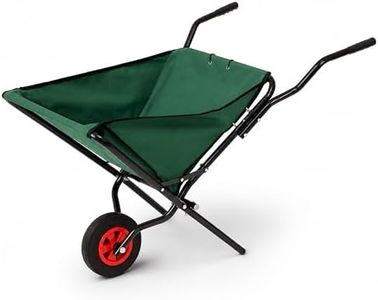 Oypla Lightweight Folding Garden Wheelbarrow Foldable Wheel Barrow