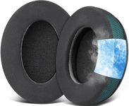 SOULWIT Cooling Gel Replacement Earpads for HyperX Cloud 1/I/2/II/3/III/Pro/Core/Alpha/Alpha S/Flight/Stinger/Mix/CloudX/CloudX Chat, Ear Pads Cushions with Softer High-Density Foam - Dark Green