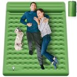 Sleeping Pad for Camping Air Mattress Bed Inflatable Double Sleeping Mat Cots for Adults Camping Accessories Gear Essentials Gadget Supplies Stuff Tent Self Inflating Backpacking Hiking Travel Car SUV