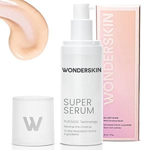 Wonderskin Super Serum - Serum Facial Anti-envejecimiento, Crema Facial Hidratante Para El Cuidado, Serum Facial De Vitamina C Con Ácido Hialurónico