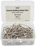 ibotti Curved Safety Pins for Quilt