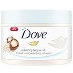 DOVE BODY SCRUB MACADAMIA