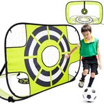 Lubibi Football Goal Portable Football Net Goals Post for Kids, Kids Football Training Goal Target Goal Pro for Kids Play Teaching Equipment Adjustable Portable Soccer-Door,Boys Indoor Outdoor Toys