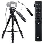 JJC Compact Remote Control Tripod Replaces VCT-VPR1 for Sony Alpha A9 A7R IV A7 III A7S II A6000 A6600 A6500 A6400 A6300 A6100 ZV-1 RX100 VII VI RX10 HDR-CX405 CX440 CX455 CX675 CX900