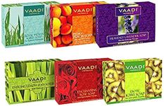 Vaadi Herbals Exotic Flavors Luxurious Handmade Herbals Soaps, 75g (Pack of 6)