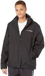 adidas Outdoor Men's Terrex Multi RAIN.RDY Two-Layer Rain Jacket, Black, Small