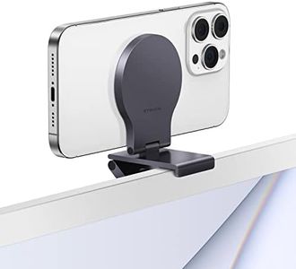 Stouchi Continuity Camera Mount for Desktop Monitor, iMac Compatible iPhone Webcam Mount with Mag-Safe for Mac Desktops and Displays