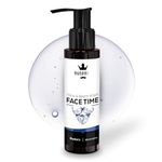 RUBAB MEN Hydrating 3-in-1 Mustache, Beard & Face Wash for Men- 100ml | Softens Beard & Gives Refreshed Even Skin Tone | Ocean BlueBerry Aroma | Free From SLS & Paraben