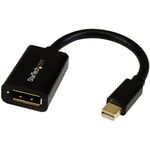 StarTech.com 6ft Mini DisplayPort to DisplayPort 1.2 Adapter - mDP to DP Converter Cable for Monitor / Display - Thunderbolt Compatible (MDP2DPMF6IN)