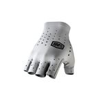 100% SLING Short Finger Mountain Biking Gloves (L - GREY) MTB & MX Racing Protective Gear - Large