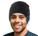 COTOP Unisex-Adults Bluetooth Knit Hat with Stereo Headphones and Microphone - Warm Chunky - Hands Free Talking for Phone