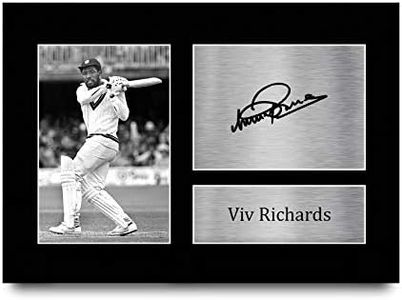 HWC Trading A4 Viv Richards Gifts Printed Signed Autograph Picture for Cricket Memorabilia Fans - A4