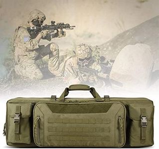 Soft Rifle Bags for Shooting Range,Double Rifle Pistol Bag,Multi Function Gun Bag,Outdoor Tactical Carbine Cases,Lockable Zipper, Padded Side Carry Strap,Storage Transportation