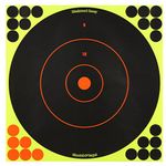 SHOOT-N-C 12 Inch Bullseye Targets - 5 Count Pack with 120 Pasters