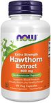 NOW Supplements, Hawthorn Extract, Extra Strength 600 mg, 90 Veg Capsules