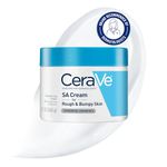 CeraVe Salicylic Acid Cream, Renewing SA Body Cream for Very Dry, Rough & Bumpy Skin, Psoriasis, Keratosis Pilaris, Itching & Flaking. With Lactic Acid, Hyaluronic Acid, Fragrance Free, 340g