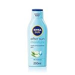 NIVEA SUN After Sun Moisturising Soothing Lotion (200ml), Cooling NIVEA After Sun, Naturally Soothing After Sun Cream with 24 Hour Effectiveness, Aftersun Aloe Vera