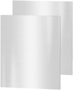 2PACK 304 Stainless Steel Sheets, 4 x 6 x 1/8 inch Thickness Stainless Steel Plates Stainless Steel Shim Plates Metal Sheets for Kitchen DIY Craft Making