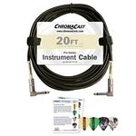 Chromacast Pro Series Cable CC-PSCBL-10VC 10 feet Straight to Straight Instrument Cable with Pick Sampler